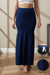 Zivame All Day Flared Mermaid Reversible Saree Shapewear - Black Navy — thumbnail 1